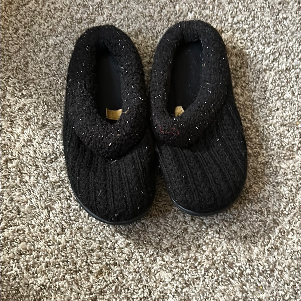 Women's Black Slippers